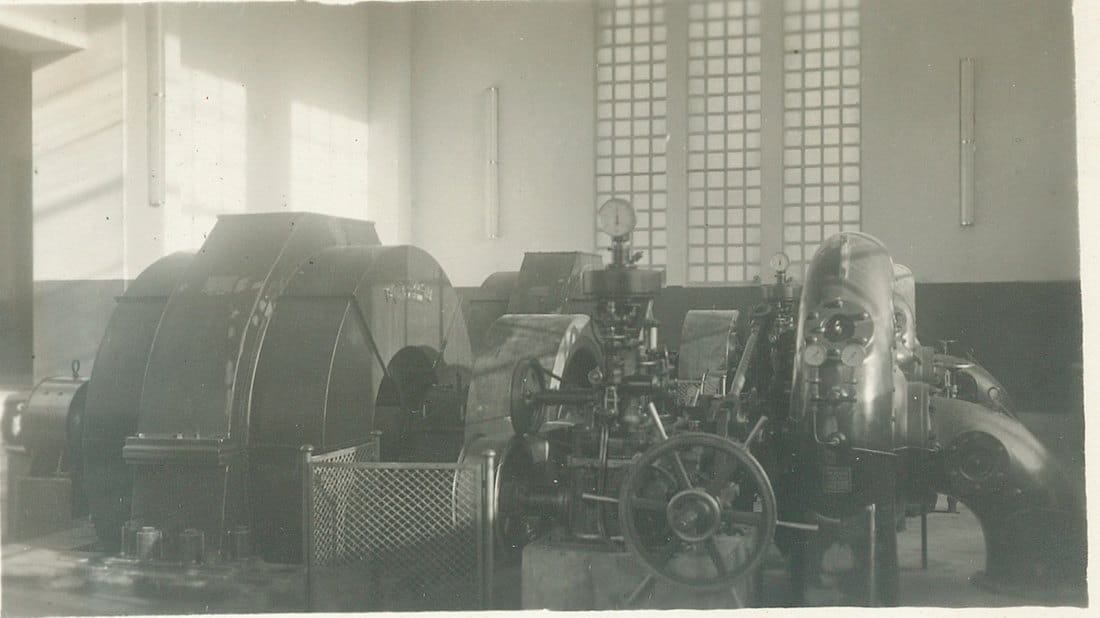 Macchinario di centrale elettrica, anni del lavoro con ENEL
